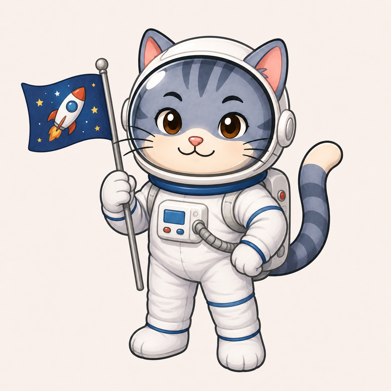 Nova Michi astronauta gris