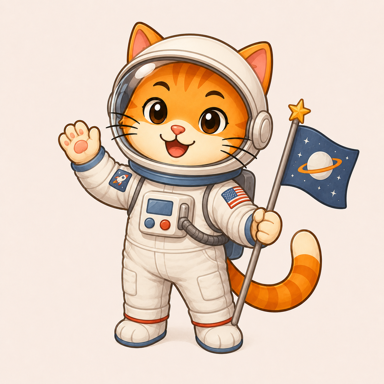 Nova Michi astronauta naranja